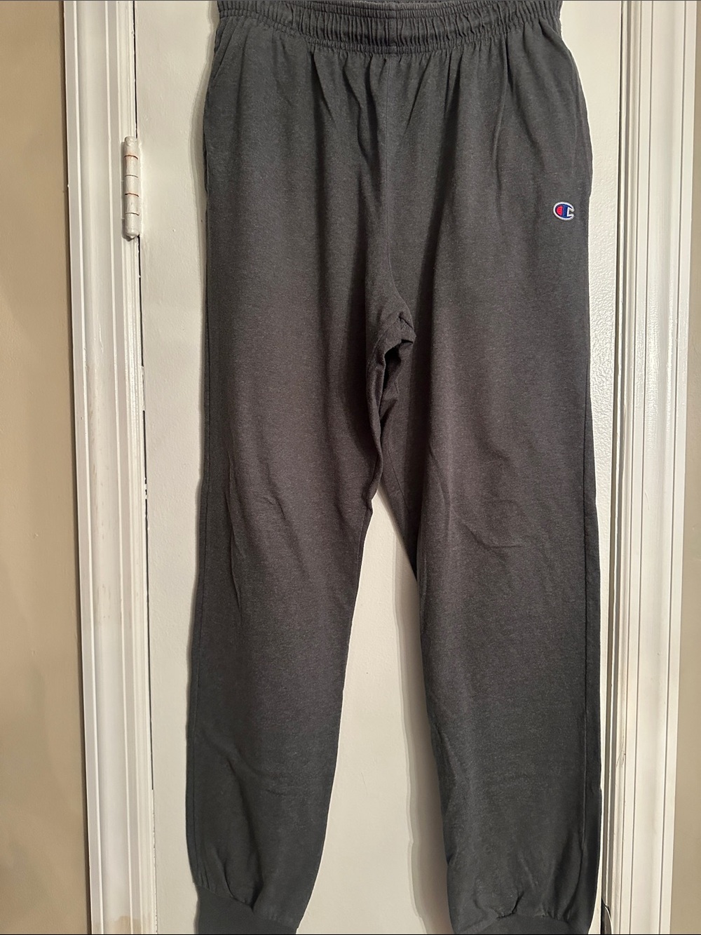 Champion Men’s Charcoal Gray Logo Sweatpants